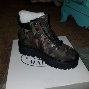 Steve Madden camo boots